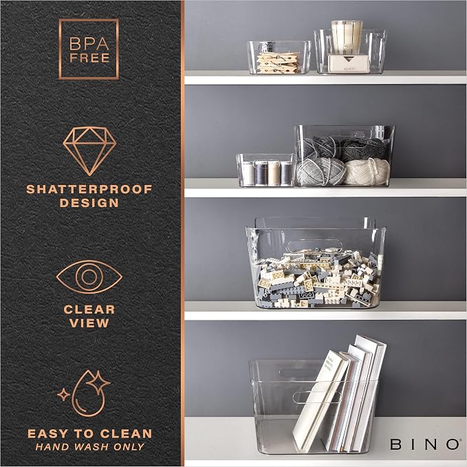 BINO | Plastic Organizer Bins, Small - Image 7