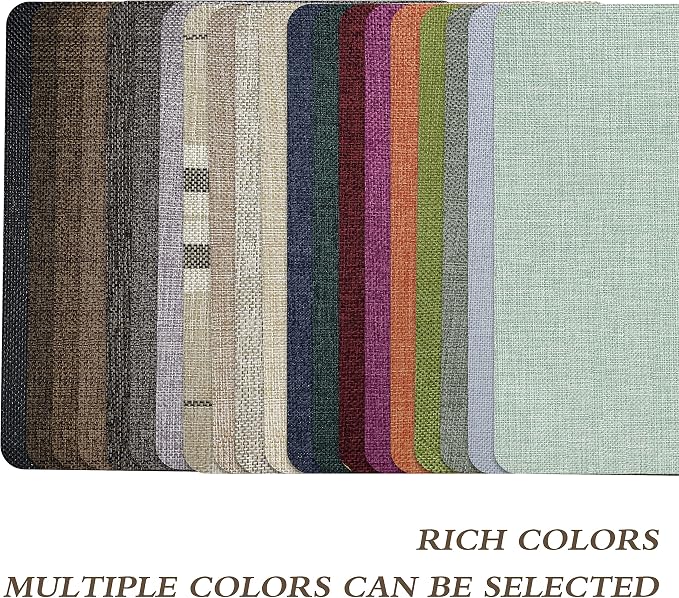 KING MOUNTAIN Coarse Linen Repair Patches, Self-Adhesive Linen Fabric Patches - Image 3